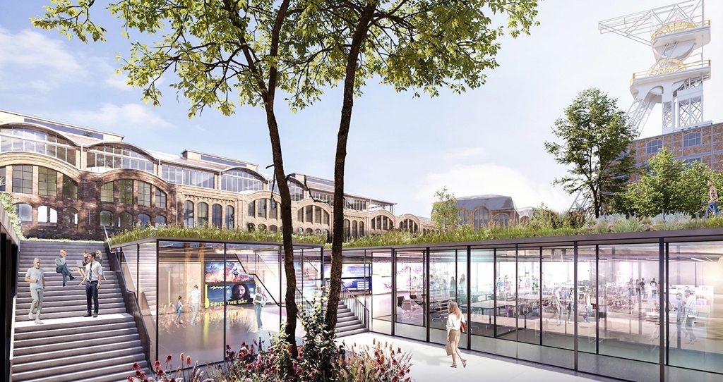 Hub gamingowo-technologiczny w Katowicach - wizualizacja